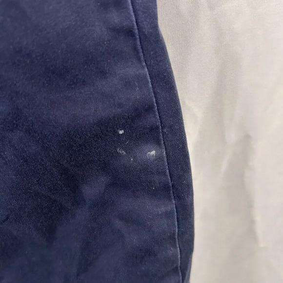 Polo Ralph Lauren Pants Men's 32x32 Blue Chino Pockets Button Zip Cotton Blend - Picture 6 of 13
